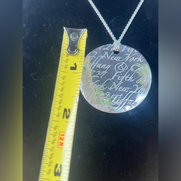 RARE 18” GIFTABLE Tiffany & Co Sterling Silver .925 Necklace, Pouch, Bag. - Picture 12 of 12